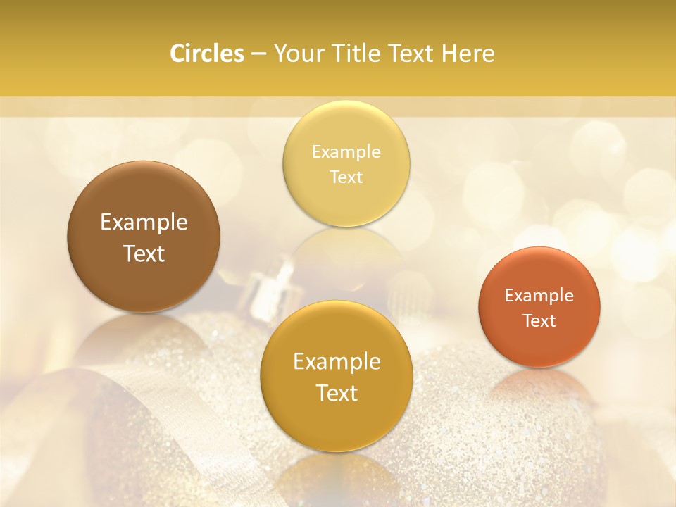 Yellow Sphere Celebrate PowerPoint Template
