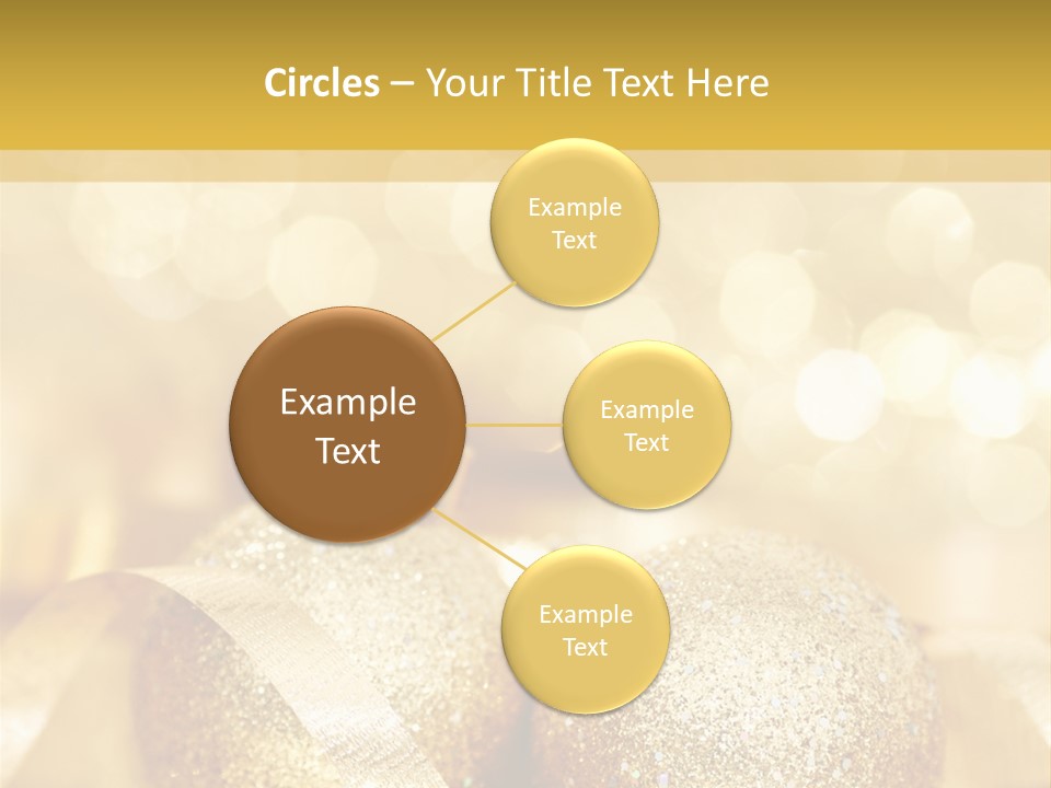 Yellow Sphere Celebrate PowerPoint Template