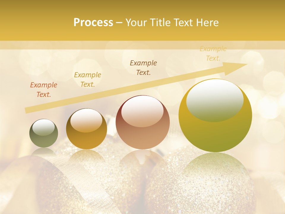 Yellow Sphere Celebrate PowerPoint Template