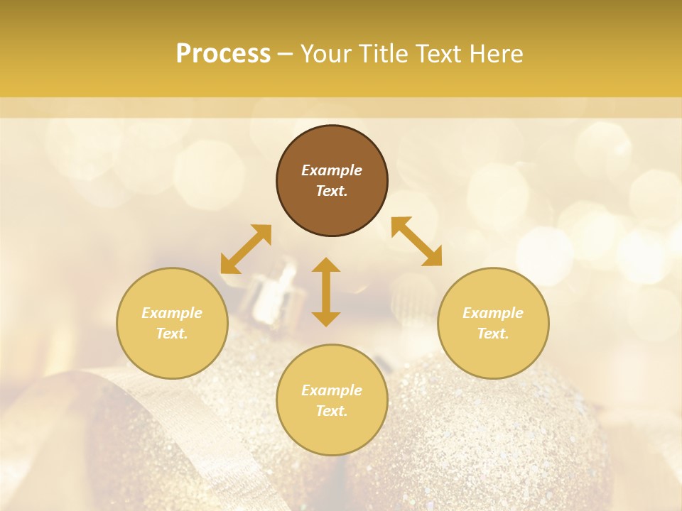 Yellow Sphere Celebrate PowerPoint Template