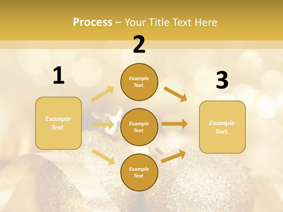 Yellow Sphere Celebrate PowerPoint Template