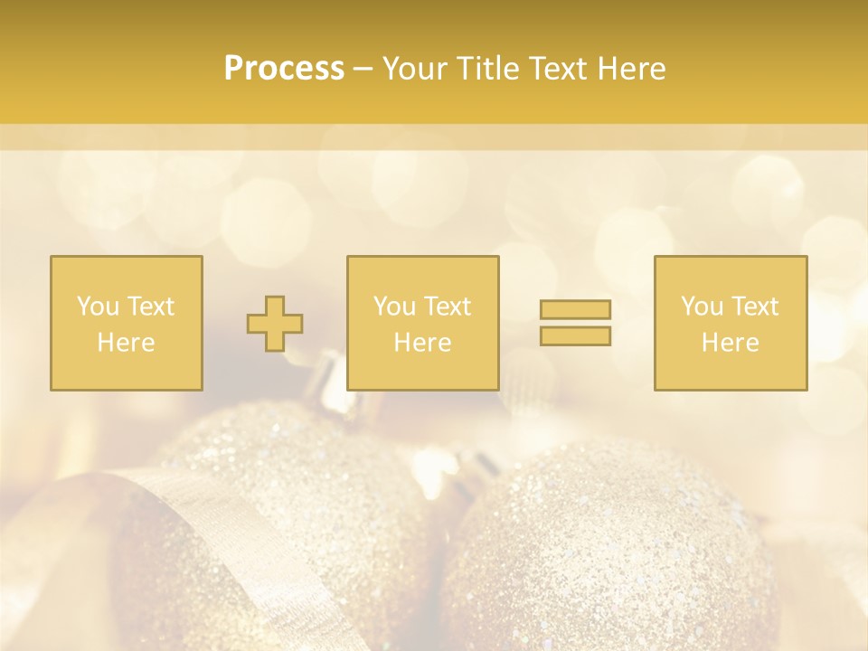 Yellow Sphere Celebrate PowerPoint Template