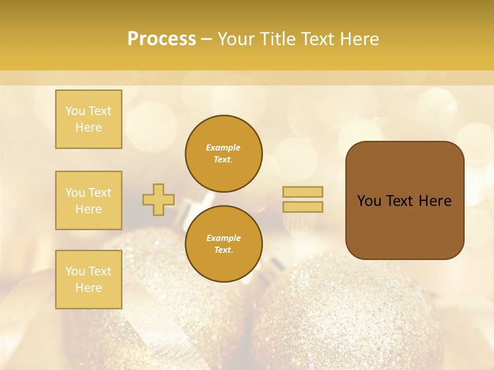 Yellow Sphere Celebrate PowerPoint Template