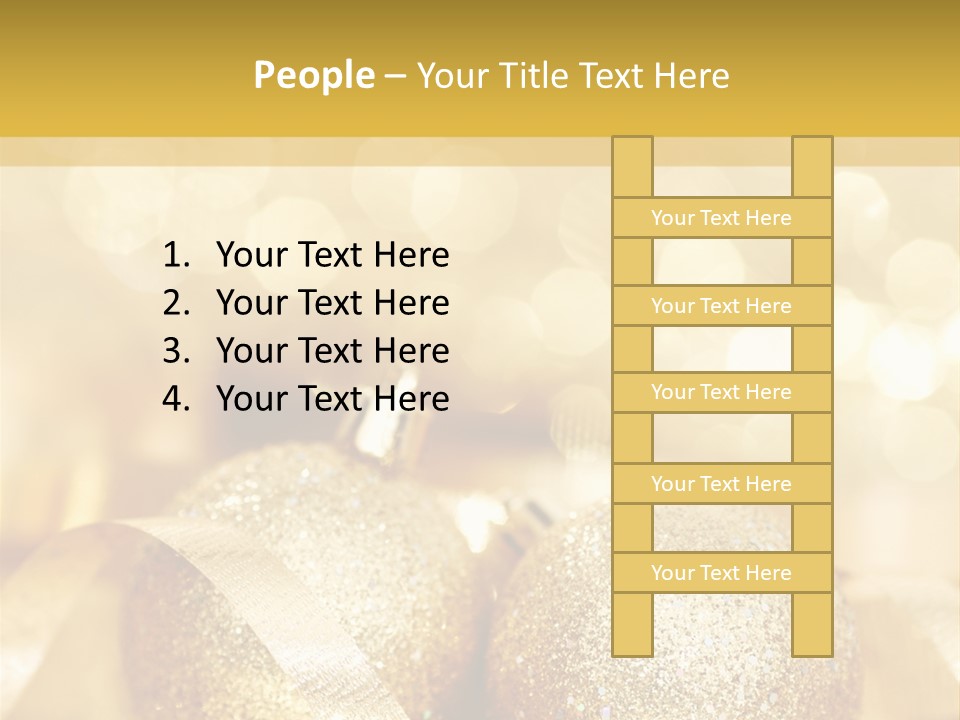 Yellow Sphere Celebrate PowerPoint Template