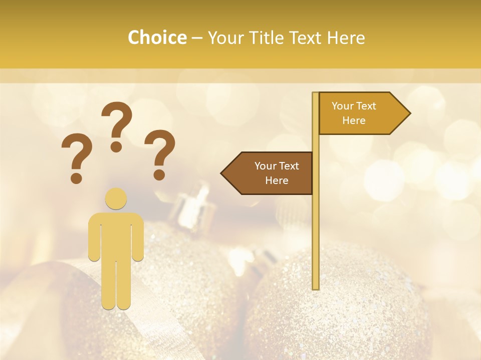 Yellow Sphere Celebrate PowerPoint Template