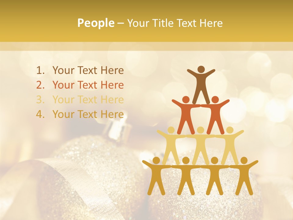 Yellow Sphere Celebrate PowerPoint Template