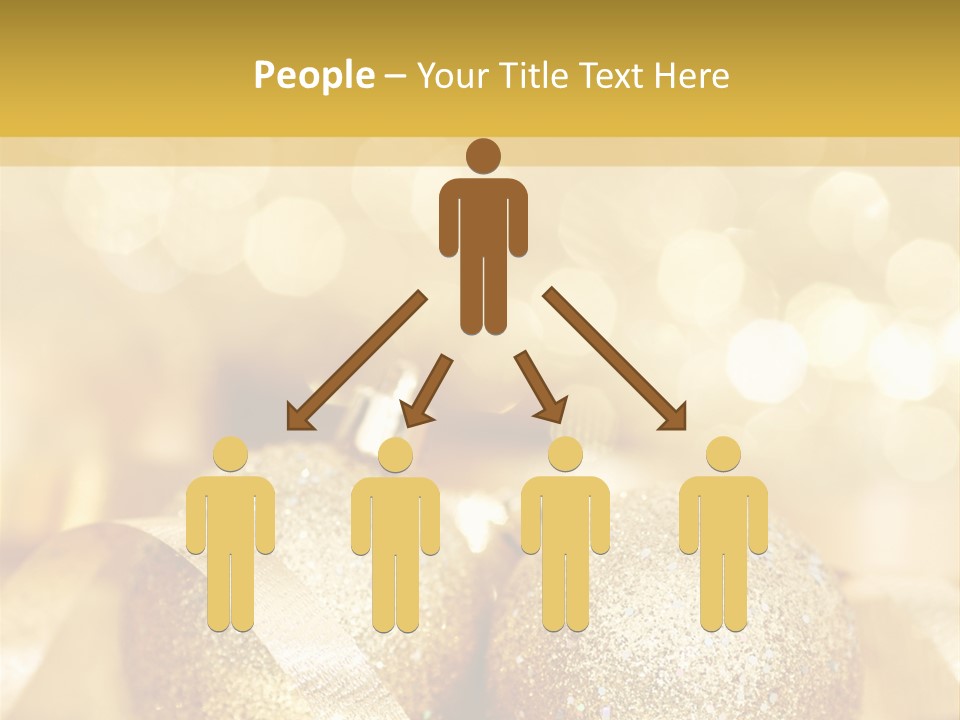 Yellow Sphere Celebrate PowerPoint Template
