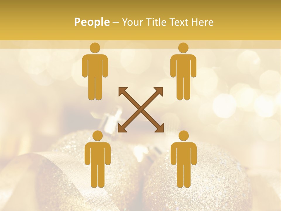 Yellow Sphere Celebrate PowerPoint Template