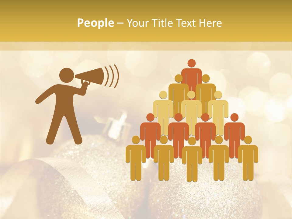 Yellow Sphere Celebrate PowerPoint Template