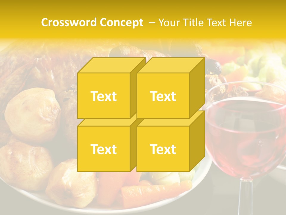 Supper Lunches Sprout PowerPoint Template