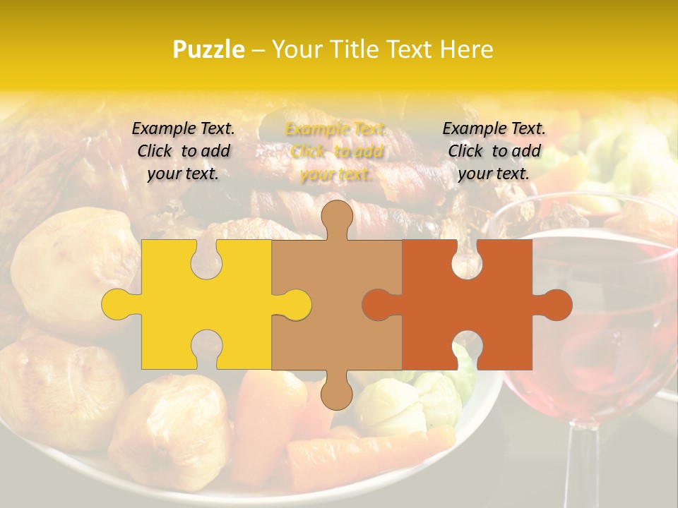 Supper Lunches Sprout PowerPoint Template