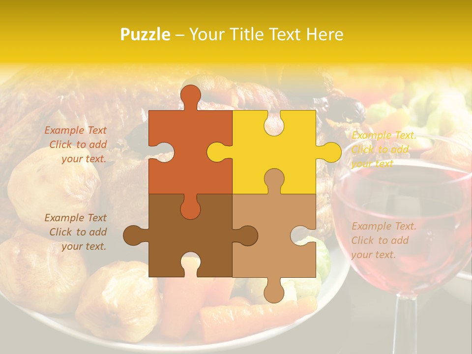 Supper Lunches Sprout PowerPoint Template