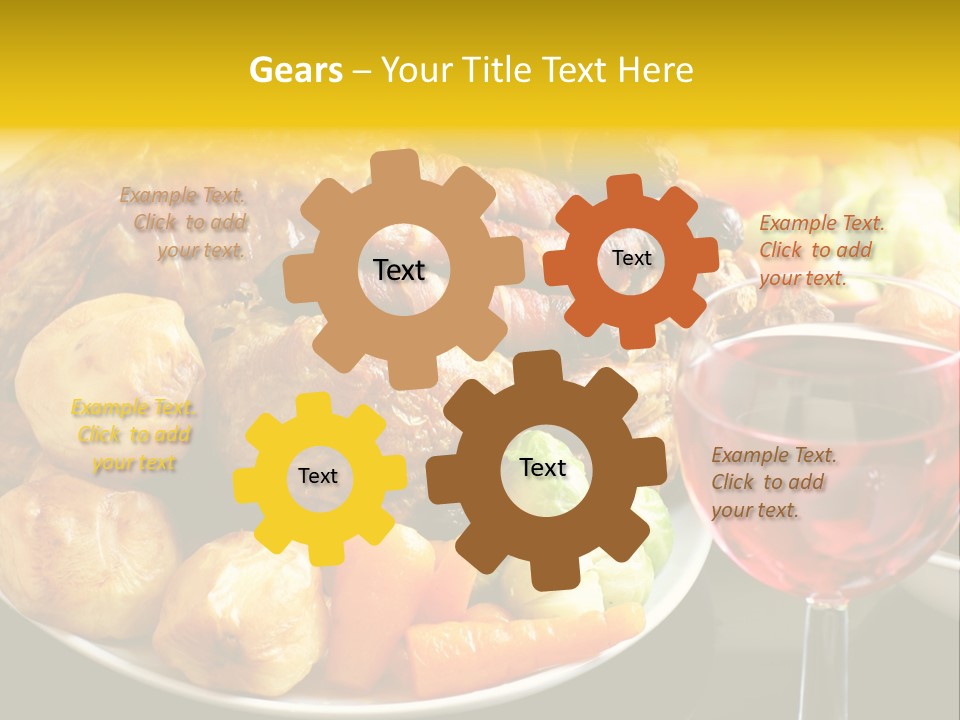 Supper Lunches Sprout PowerPoint Template