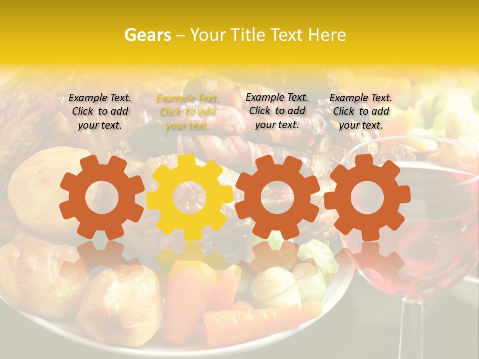 Supper Lunches Sprout PowerPoint Template