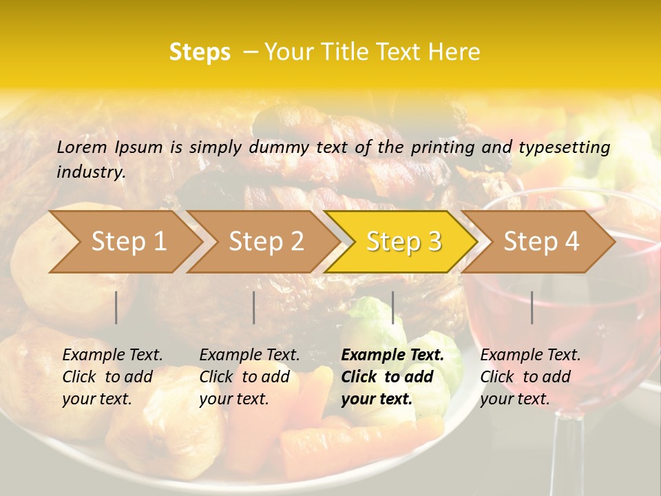 Supper Lunches Sprout PowerPoint Template