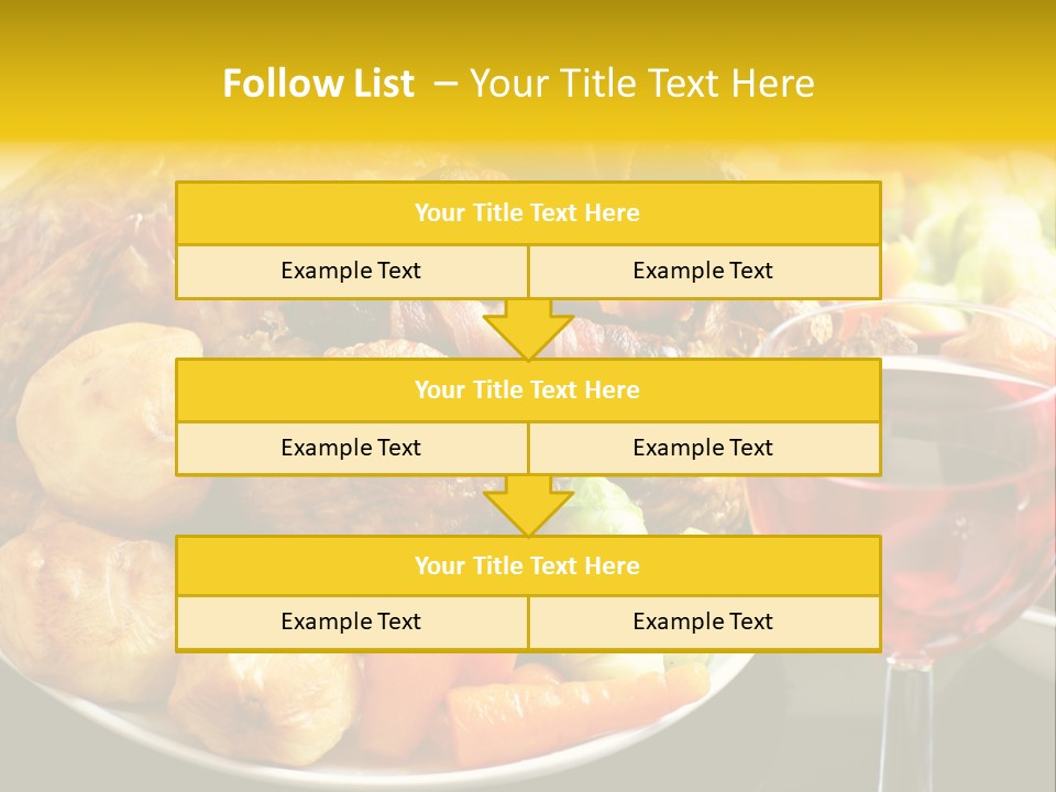 Supper Lunches Sprout PowerPoint Template