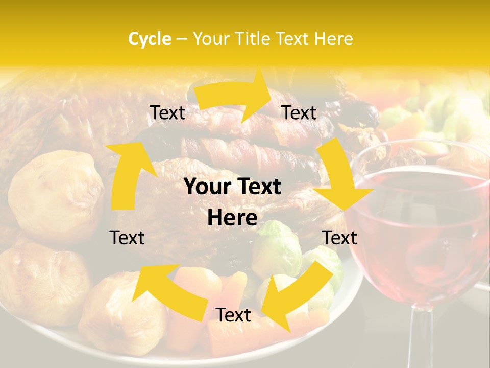 Supper Lunches Sprout PowerPoint Template