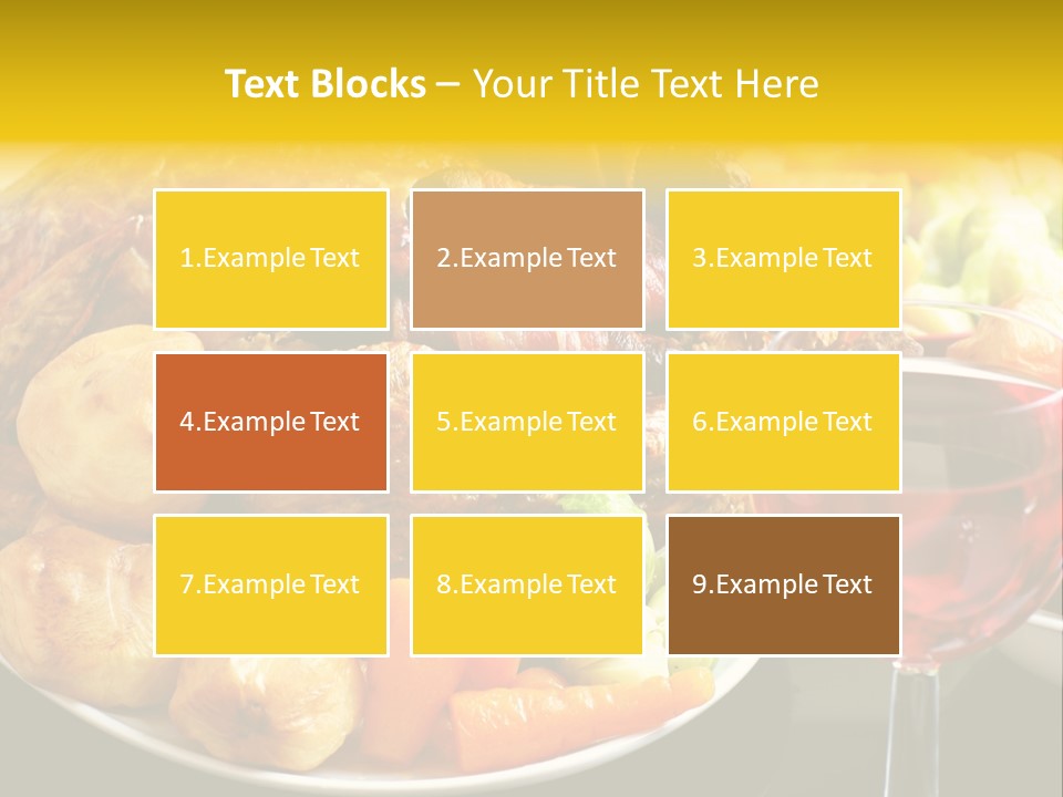 Supper Lunches Sprout PowerPoint Template