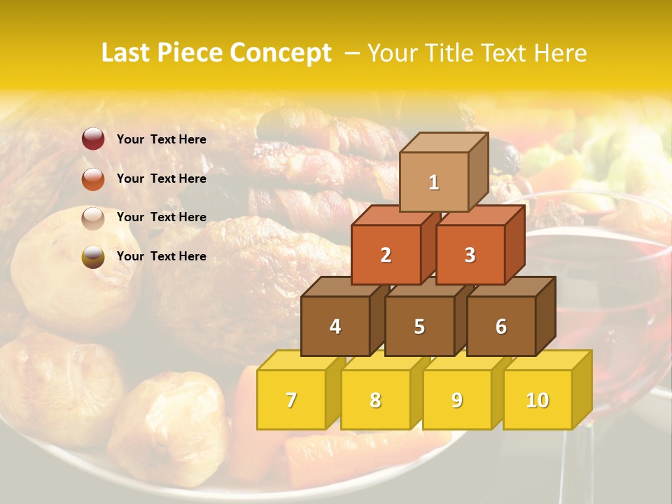 Supper Lunches Sprout PowerPoint Template