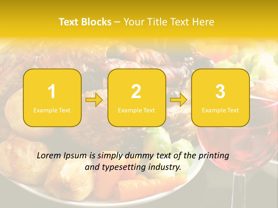 Supper Lunches Sprout PowerPoint Template