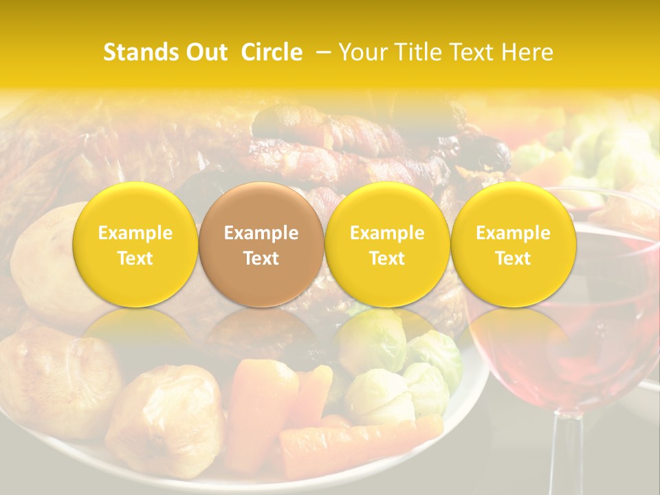 Supper Lunches Sprout PowerPoint Template