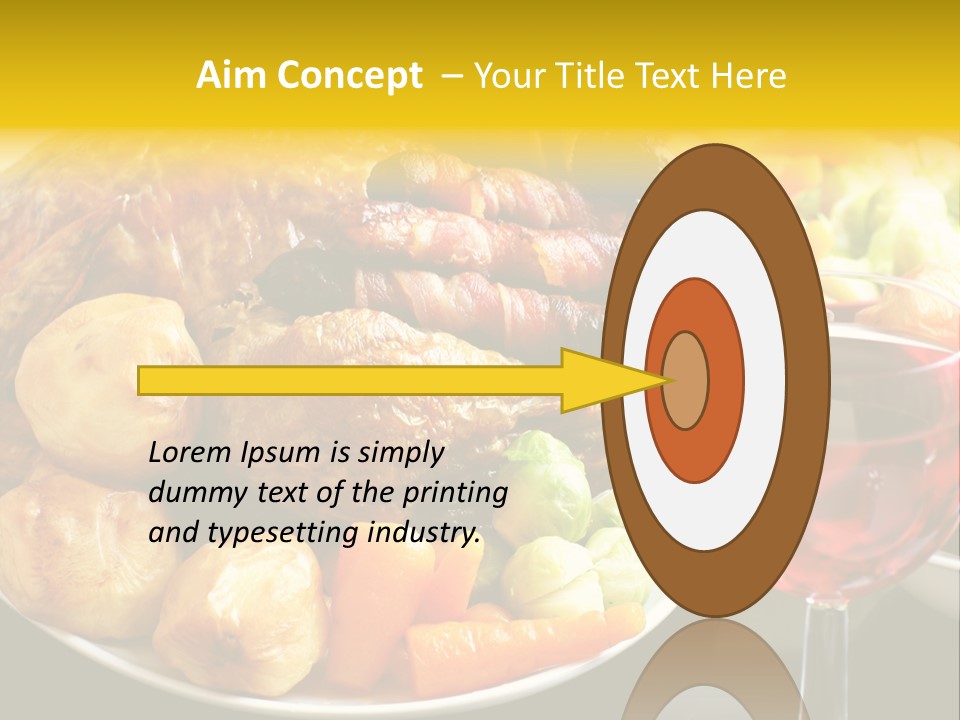 Supper Lunches Sprout PowerPoint Template