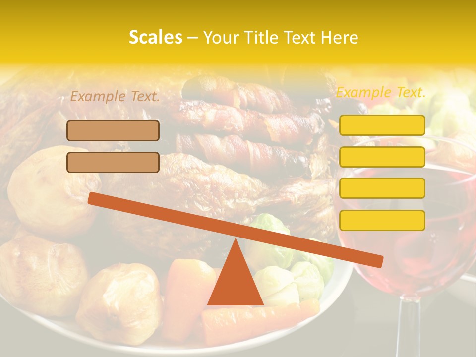 Supper Lunches Sprout PowerPoint Template