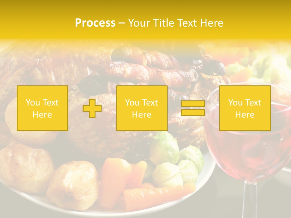 Supper Lunches Sprout PowerPoint Template