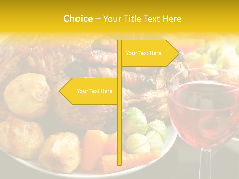 Supper Lunches Sprout PowerPoint Template