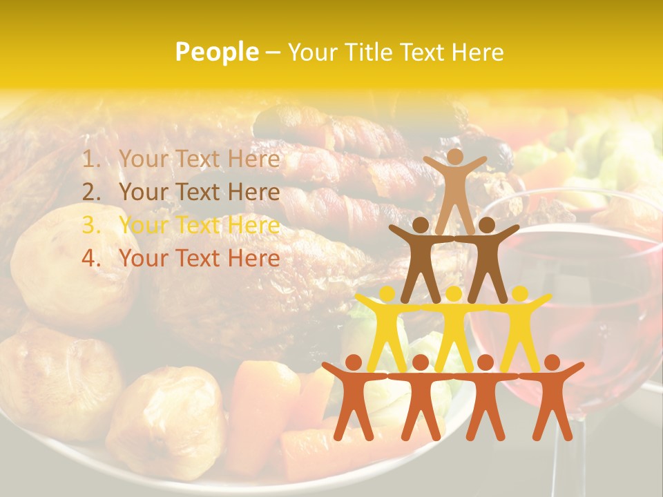 Supper Lunches Sprout PowerPoint Template