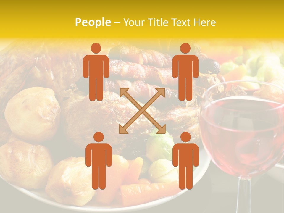 Supper Lunches Sprout PowerPoint Template