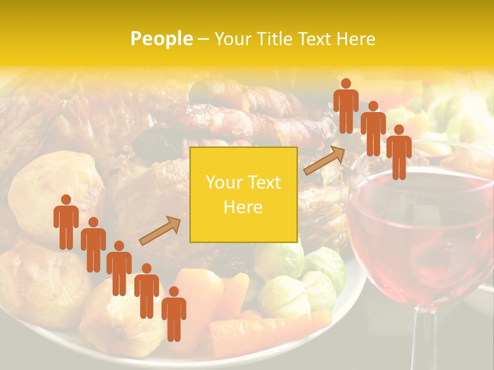 Supper Lunches Sprout PowerPoint Template