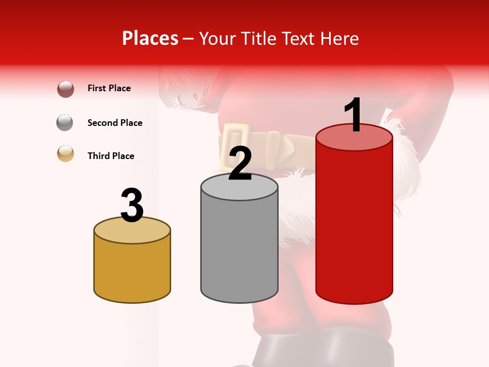 Teenager Blue Eyes Vertical PowerPoint Template