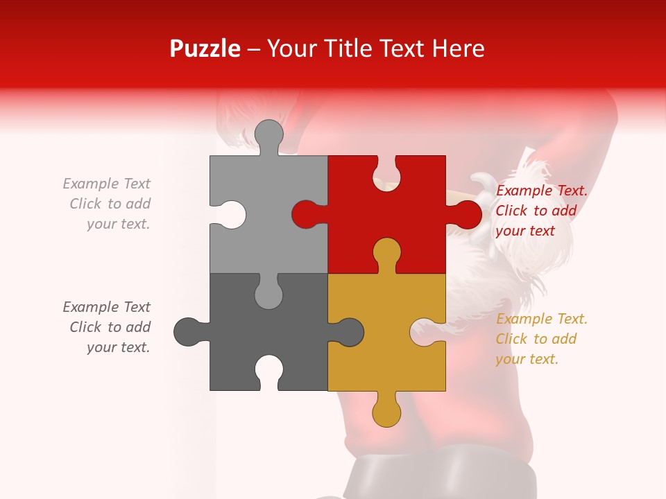 Teenager Blue Eyes Vertical PowerPoint Template