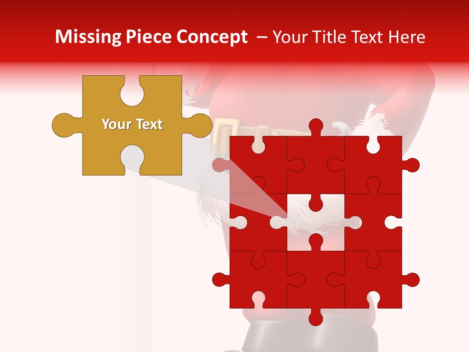 Teenager Blue Eyes Vertical PowerPoint Template