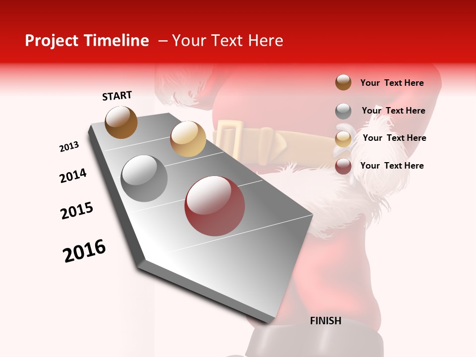 Teenager Blue Eyes Vertical PowerPoint Template