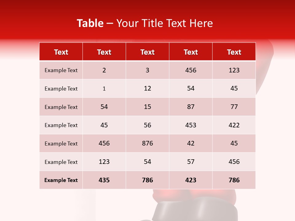 Teenager Blue Eyes Vertical PowerPoint Template