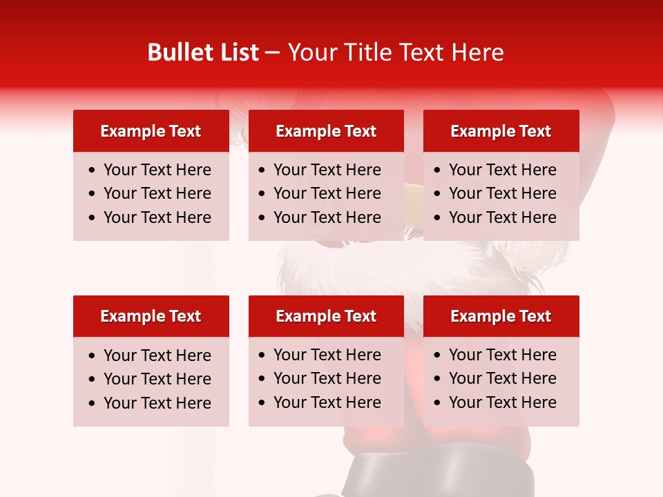 Teenager Blue Eyes Vertical PowerPoint Template