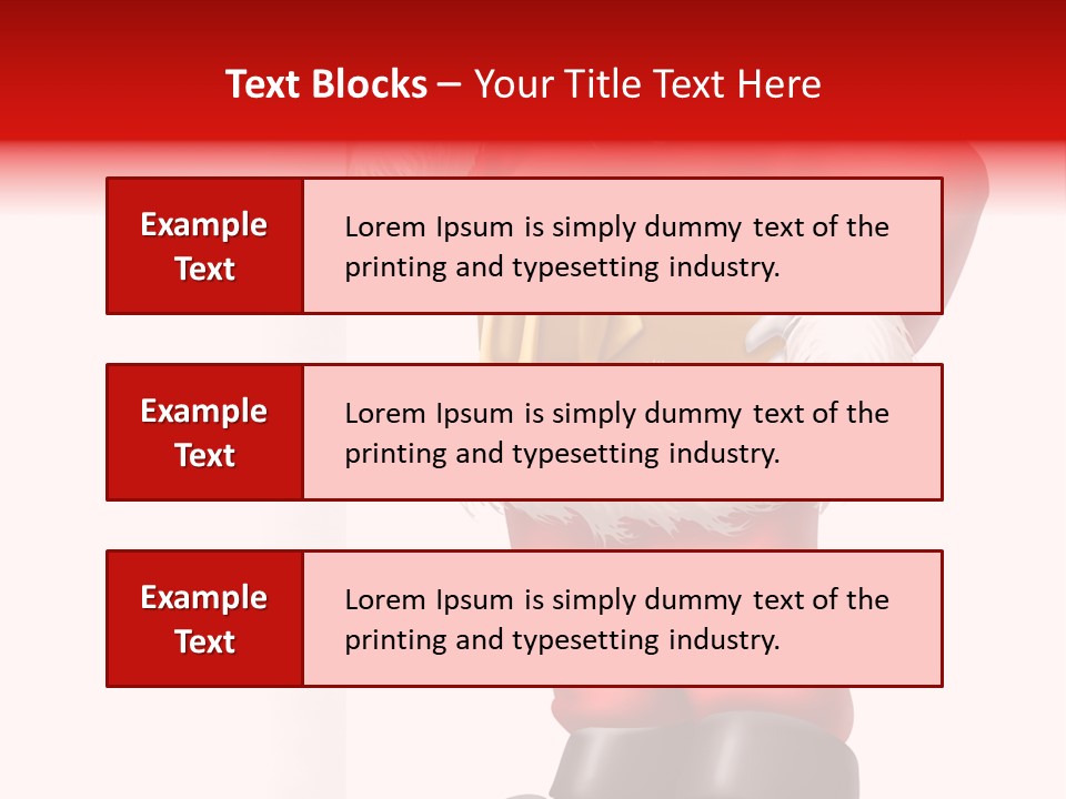 Teenager Blue Eyes Vertical PowerPoint Template