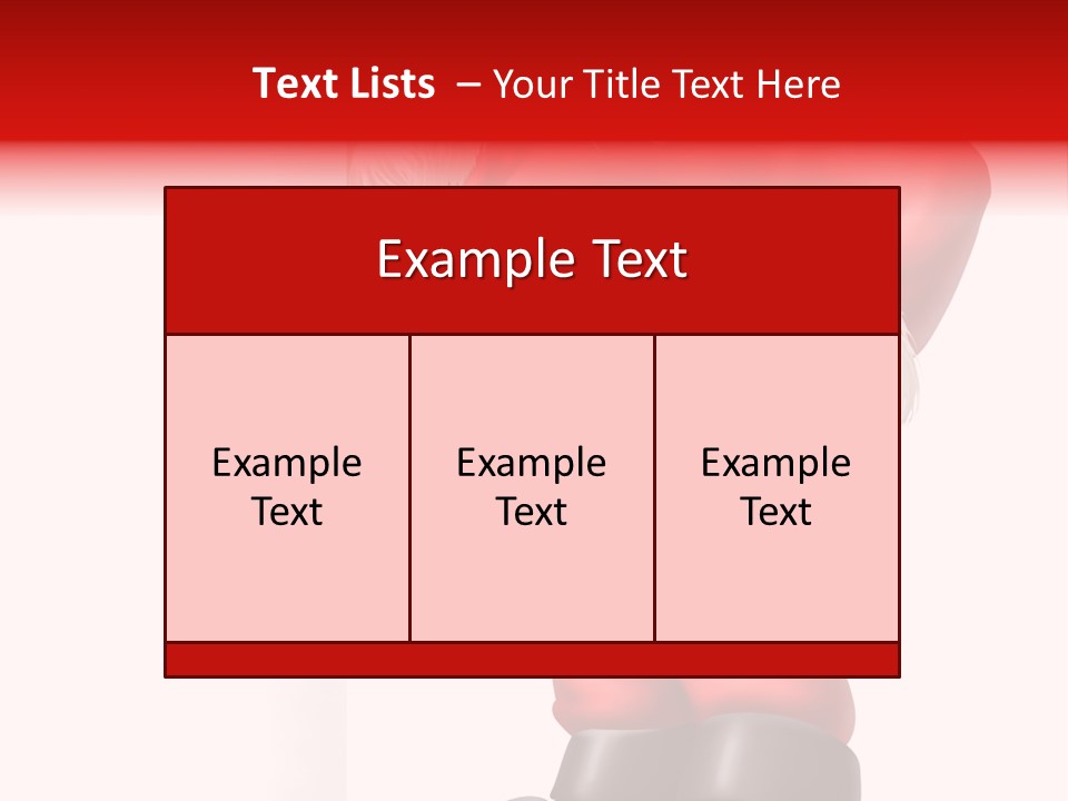 Teenager Blue Eyes Vertical PowerPoint Template