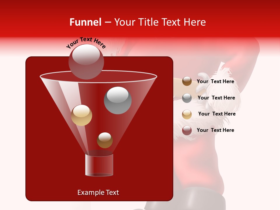 Teenager Blue Eyes Vertical PowerPoint Template