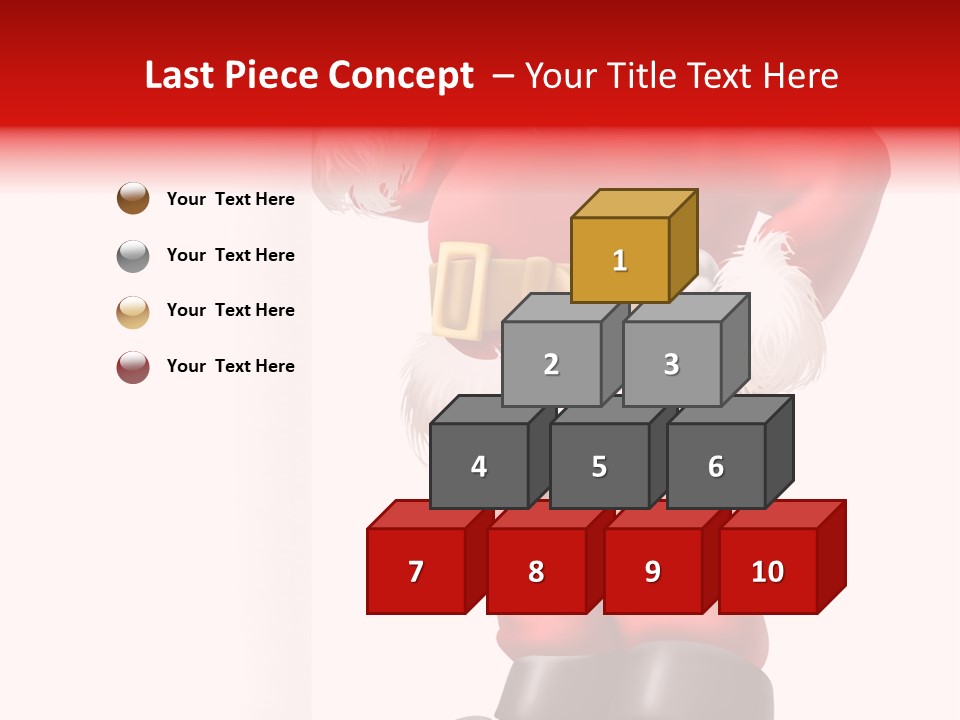 Teenager Blue Eyes Vertical PowerPoint Template