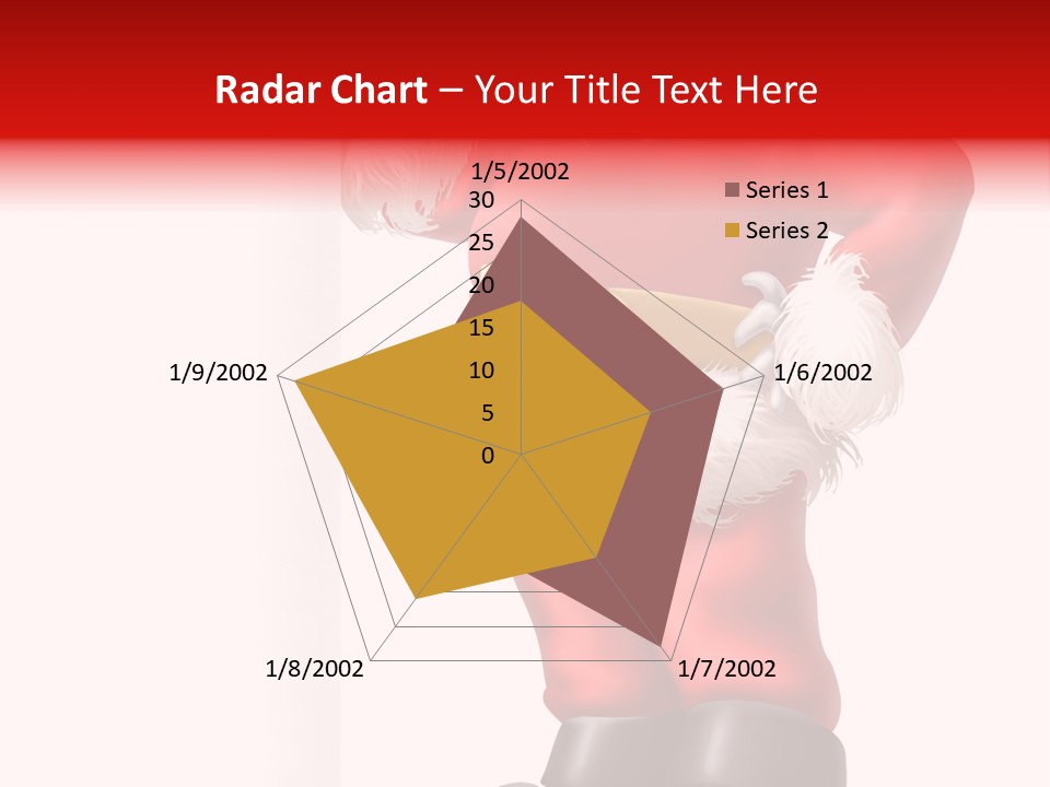 Teenager Blue Eyes Vertical PowerPoint Template