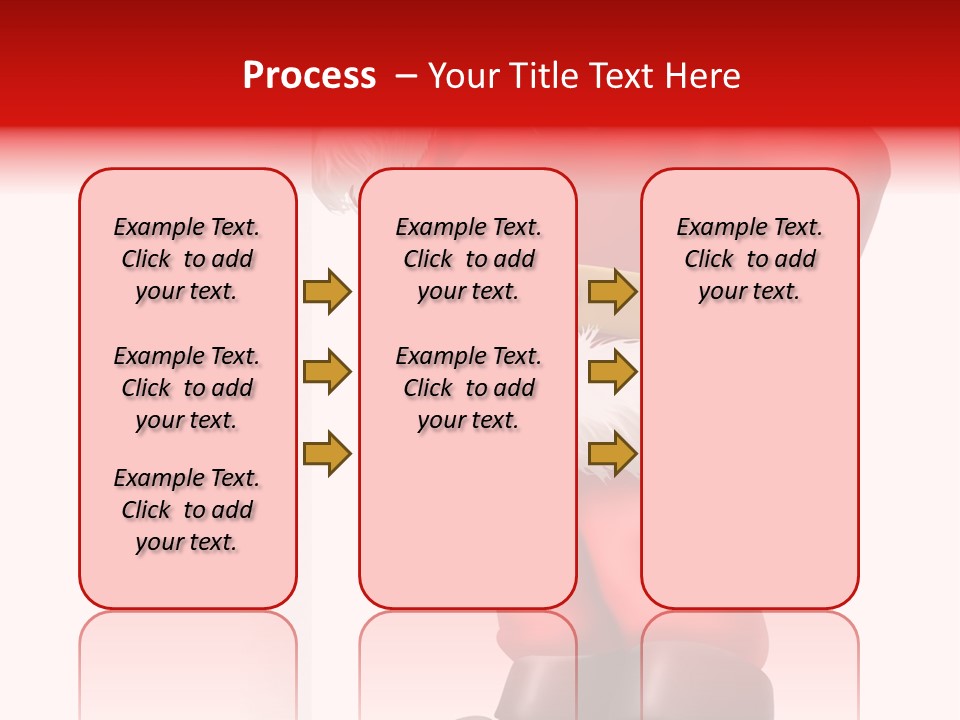 Teenager Blue Eyes Vertical PowerPoint Template