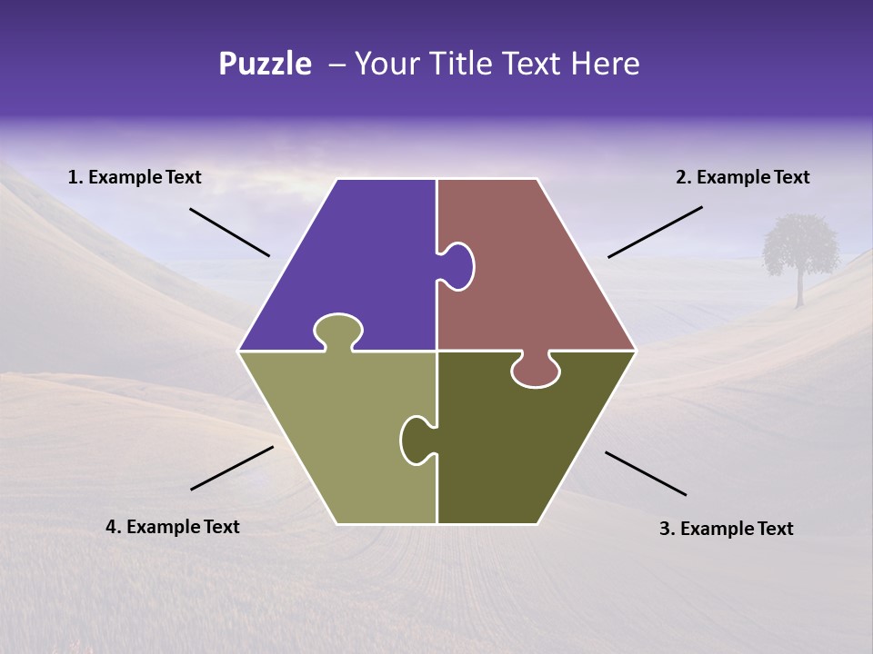 Crucifixion Scene Graphic PowerPoint Template