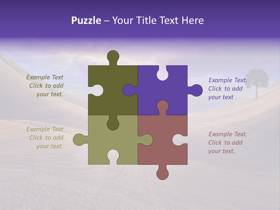 Crucifixion Scene Graphic PowerPoint Template