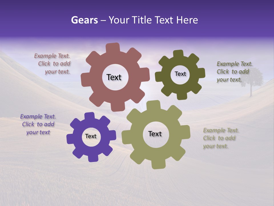Crucifixion Scene Graphic PowerPoint Template