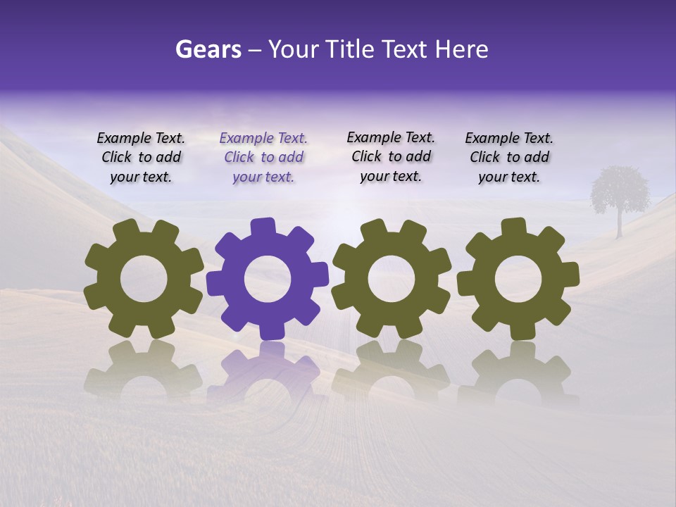 Crucifixion Scene Graphic PowerPoint Template