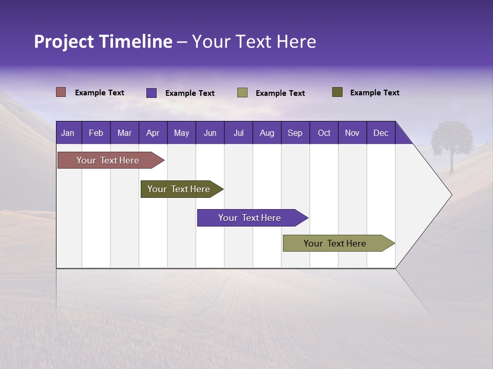 Crucifixion Scene Graphic PowerPoint Template