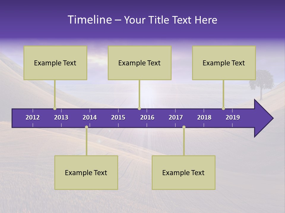Crucifixion Scene Graphic PowerPoint Template